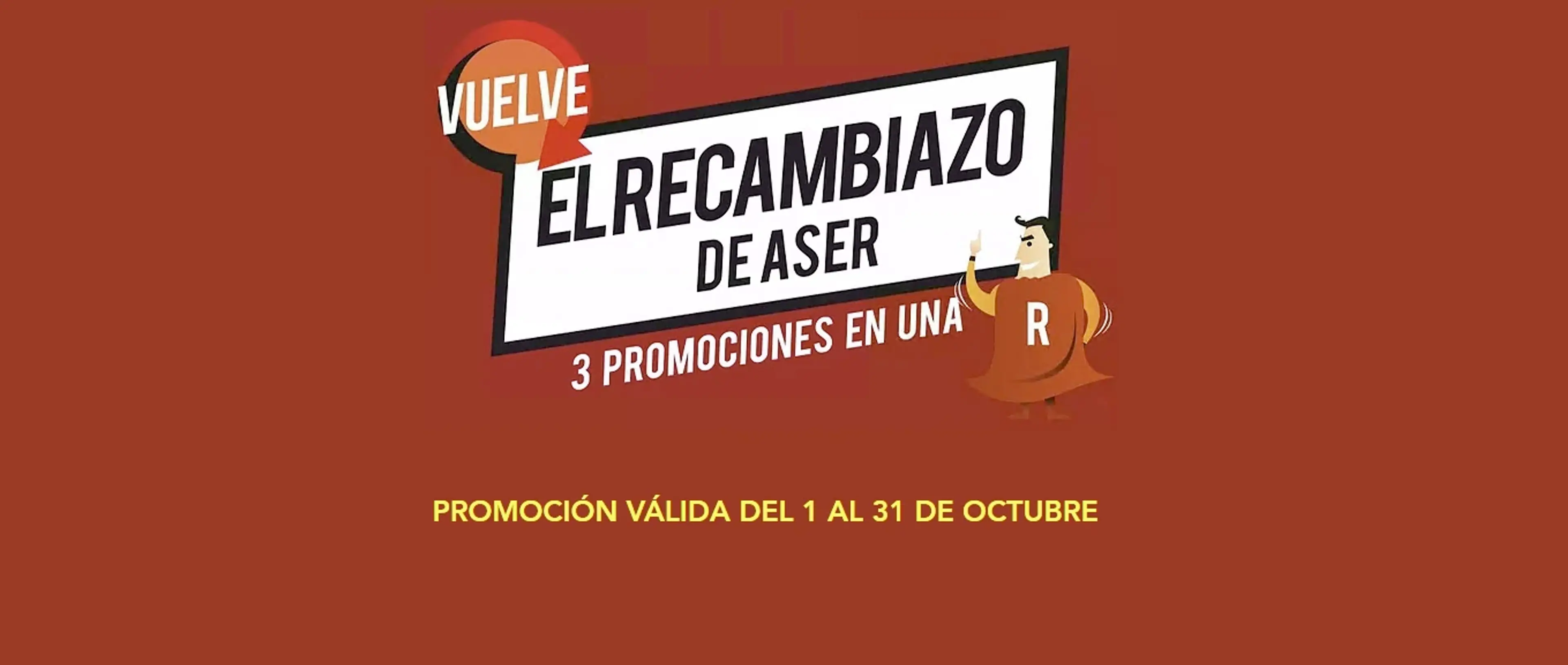Vuelve el recambiazo de Aser