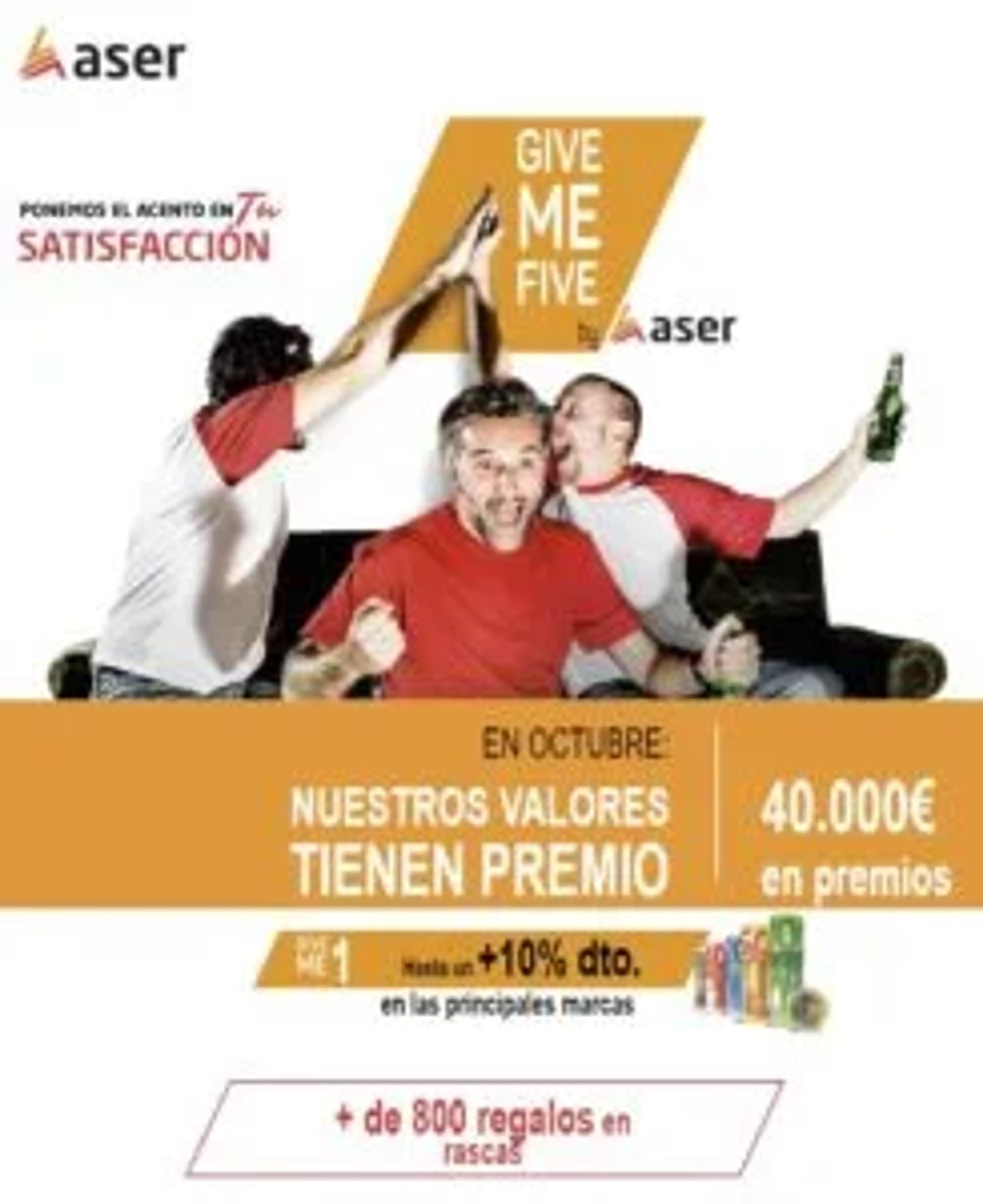 Give me Five ASER promoción